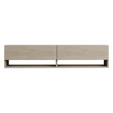 Mobile Porta tv Beige Marmo 2 Ripiani 2 Ante 141x30x31h cm, 4 Vani - Olmi