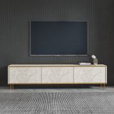 Mobile Porta tv Beige Maro 3 Vani 3 Ante 180x35x45h cm, Apertura a Ribalta - Sassello