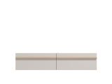 Mobile Porta tv Beige Marrone Rovere un Ripiano 2 Ante 154x41.5x32h cm, 2 Vani - Carcare