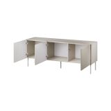 Mobile Porta tv Beige un Ripiano 3 Vani 150.5x42x60h cm, 3 Ante - Termoli