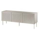 Mobile Porta tv Beige un Ripiano 3 Vani 150.5x42x60h cm, 3 Ante - Termoli