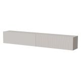 Mobile Porta tv Beige un Ripiano Modulabile 200x30x31h cm, 4 Vani - Sindia