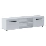 Mobile Porta tv Bianco 2 Ante 2 Vani 160x40x40h cm, Apertura Battente - Loazzolo