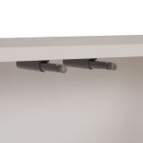 Mobile Porta tv Bianco Crema Apertura a Ribalta 4 Ante 180x32x45h cm, 2 Vani - Noma