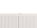 Mobile Porta tv Bianco Crema Beige un Ripiano 2 Ante 128x42x32h cm, 2 Vani - Vetto