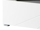 Mobile Porta tv Bianco Nero Antracite 6 Ripiani 5 Vani 170x42x47h cm, Un'anta - Induno