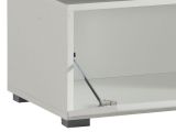 Mobile Porta tv Bianco Nero Antracite 6 Ripiani 5 Vani 170x42x47h cm, Un'anta - Induno
