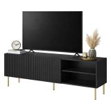 Mobile porta TV Magnano, 150x42 h52 cm, Nero