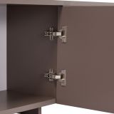 Mobile Porta tv Marrone Bronzo Apertura a Ribalta 4 Ante 180x32x45h cm, 2 Vani - Noma