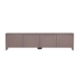Mobile Porta tv Marrone Bronzo Apertura a Ribalta 4 Ante 180x32x45h cm, 2 Vani - Noma