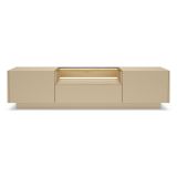 Mobile Porta tv Marrone Chiaro Marrone Rovere un Cassetto 2 Ripiani 176x40x43h cm, 2 Ante - Kakaha