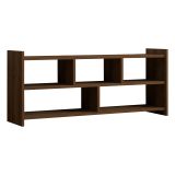 Mobile Porta tv Marrone Noce 5 Ripiani 5 Vani 118x28x55h cm, Peso Supportato 40 kg - Loreglia