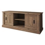 Mobile Porta tv Marrone Noce un Ripiano 2 Ante 45x46x60h cm, 4 Vani - Mesola