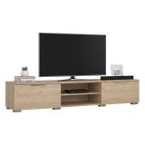 Mobile Porta tv Marrone Rovere 2 Cassetti un Ripiano 173x40x33h cm, 4 Vani - Ammiro