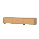 Mobile Porta tv Marrone Rovere 2 Cassetti un Ripiano 173x40x33h cm, 4 Vani - Ammiro