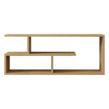 Mobile Porta tv Marrone Rovere 2 Ripiani 4 Vani 100x30x40h cm, Peso Supportato 40 kg - Foglizzo