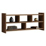 Mobile Porta tv Marrone Rovere 5 Ripiani 5 Vani 118x28x55h cm, Peso Supportato 40 kg - Loreglia