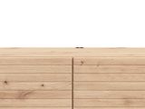 Mobile Porta tv Marrone Rovere Nodi un Ripiano 2 Ante 154x41.5x32h cm, Anta Effetto Rigato - Cedrasco