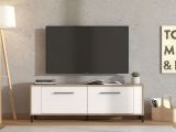 Mobile Porta tv Marrone Rovere Nodi un Ripiano Apertura a Ribalta 157x40x52h cm, 2 Ante - Nazzaro