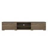 Mobile Porta tv Marrone Rovere Scuro 2 Cassetti un Ripiano 173x40x33h cm, 4 Vani - Ammiro