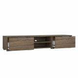 Mobile Porta tv Marrone Rovere Scuro 2 Cassetti un Ripiano 173x40x33h cm, 4 Vani - Ammiro