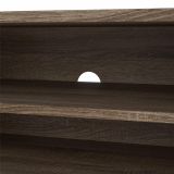 Mobile Porta tv Marrone Rovere Scuro 2 Cassetti un Ripiano 173x40x33h cm, 4 Vani - Ammiro