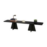 Mobile Porta tv Nero Peso Supportato 40 kg Installazione a Terra 180x42x40h cm, - Cairano