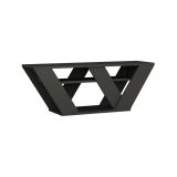 Mobile porta TV Pegasus, Supporto per televisione da salotto, Credenza bassa da soggiorno, Base porta TV, 110x30h40 cm, Antracite