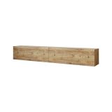 Mobile porta TV Thebe, Supporto per televisione da salotto, Credenza bassa da soggiorno, Base porta TV, 180x32h30 cm, Quercia
