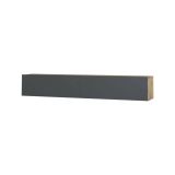 Mobile porta TV Thebe, Supporto per televisione da salotto, Credenza bassa da soggiorno, Base porta TV, 180x32h30 cm, Quercia e Antracite