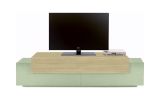 Mobile Porta tv Verde 3 Ripiani 4 Vani 200x45x51.5h cm, 3 Ante - Cassino