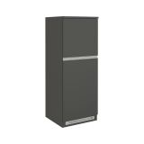 Mobile portafrigo 2 ante 60x165h cm antracite e ardesia - Mesarthim