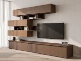 Mobile salotto 3 ante 276cm bronzo e noce - Hilaire
