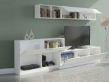 Mobile salotto 6 ripiani 260cm bianco - Vobarno