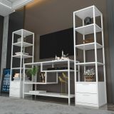 Mobile salotto modulabile 198cm bianco - Felion