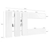 Mobile salotto smart 340cm antracite - Carretto
