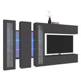 Mobile soggiorno classico 340cm antracite - Atta