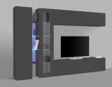 Mobile soggiorno moderno 280cm antracite - Annie