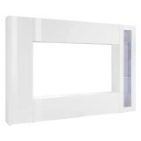 Mobile soggiorno smart 260cm bianco lucido - Amel