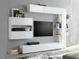 Mobile soggiorno smart 295cm bianco lucido e bianco - Aragosta