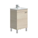 Mobile sottolavabo 1 anta 50x38x80h cm rovere - Iselle