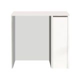 Mobile sottolavabo 1 anta 93x60x88h cm bianco - emile