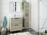 Mobile sottolavabo 2 cassetti 60x80x45h cm rovere - Aruna