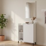 Mobile sottolavabo con specchio 77x24x91h cm bianco - Argusto