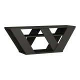 Mobile TV antracite 110x30x40h cm in legno - Amazzonite