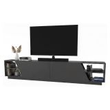 Mobile TV antracite 240x37x47h cm 2 ante - Apat