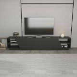 Mobile TV antracite 240x37x47h cm 2 ante - Apat