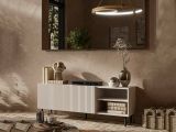Mobile TV beige 150x42x52h cm 3 ante - Molini