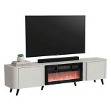 Mobile TV beige 190x40x58h cm 2 ante - Vicino