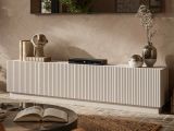 Mobile TV beige 200x40x48h cm 4 ante - Macherio